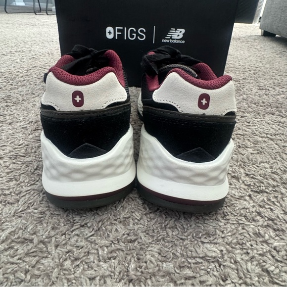 New Balance X Figs 574 Black Burgundy Athletic Shoes Men's Size 7.5 D WN 9 - Picture 6 of 10